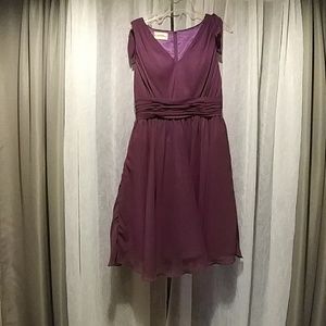 Purple bridesmaid dress